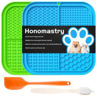 Imagem de Lick Pad Slow Feeder Honomastry - Pacote com 2 para Cães e Gatos