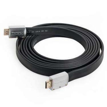 Imagem de Cabo HDMI 2.0 FLAT Desmontável, 19 Pinos, 4K, Ultra HD, 3D, Cirilo Cabos, 7557, 8 m