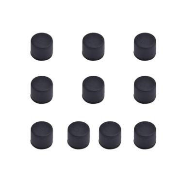 Imagem de Skweawert 10 peças de plugues antipoeira de porta RCA, tampas de silicone, protetor de porta para desktops, amplificadores de DVD, TV, etc., ID; 0,8 cm