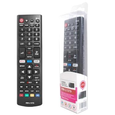 Imagem de XINFUTE Novo HUAYU RM-L1379 ajuste de substituição para LG LCD TV controle remoto Netflix AKB73975730
