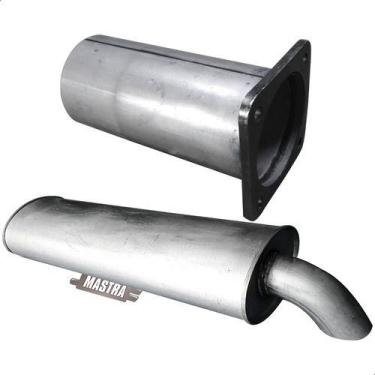 Imagem de Kit Descarga Tubo C/ Freio Motor + Silencioso 14.170 91 A 00 - Genéric