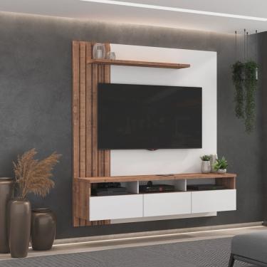 Imagem de Painel para TV até 65 Polegadas 3 Gavetas Ripado Bp1065 Foscarini