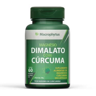 Imagem de Magnésio Dimalato + Cúrcuma 60 cápsulas Macrophytus