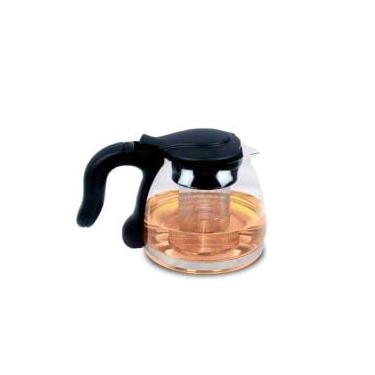 Imagem de Chaleira Bule De Vidro Com Infusor Chá Café Inox 1000ml