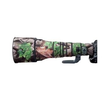 Imagem de Capa de lente para Nikon Z 800 mm F/6.3 VR S capa de proteção de lente de câmera camuflada (cor #camuflagem folha verde - à prova d'água) capa de chuva