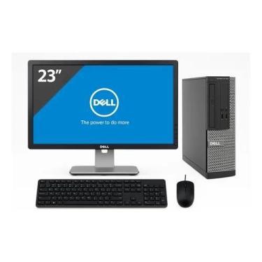 Imagem de Cpu Monitor Dell Core I5 4570 8gb 1tb Win11 Monitor 23pol