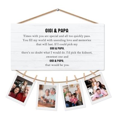 Imagem de CGBHW Porta-retratos de parede para avós, presentes para avós, avós, presentes para Gigi Papa, de netos, netos, netos, agradecimento, avó, avô, exibição de fotos pendurada