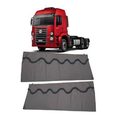 Imagem de Cortina 2 Pçs Vw Constellation Cetim - JCS Acessórios