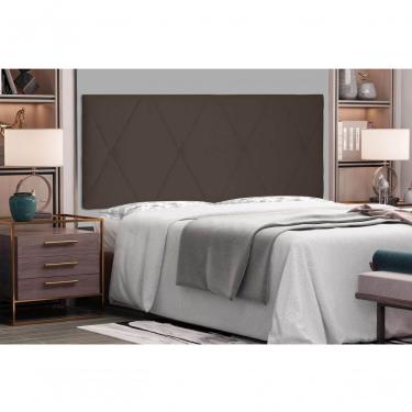 Imagem de Painel Aquilla Cama Box King 195Cm Suede Café