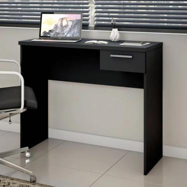Imagem de Mesa Para Escritório Office 90Cm Com 1 Gaveta Preto