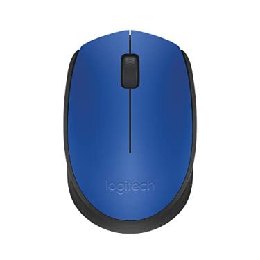 Imagem de Mouse sem fio Logitech M170 com Design Ambidestro Compacto, Conexão USB e Pilha Inclusa - Azul