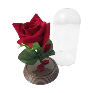 Imagem de Kit 100 Mini Rosas A Bela E A Fera O Pequeno Príncipe Veludo - Amor Li