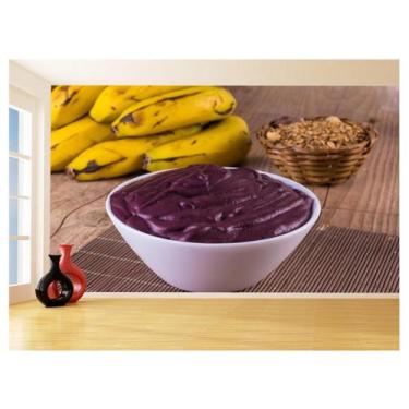 Imagem de Papel De Parede 3D Alimentos Açai Cremoso Banana 3,5M Al440 - Você Dec