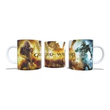 Imagem de Caneca Personalizada Gamers God Of War - Loja Dinka, Branco