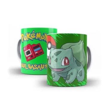 Imagem de Caneca Branca do Pokémon vários Personagens Polímero 325ml presente sé