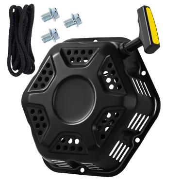 Imagem de SOFO Original Recoil Starter para Champion 420cc 439cc 459cc Pull Start Assembly para 5000 6500 7000 7500 8000 9200 Watt Generato peça #100715836-0001