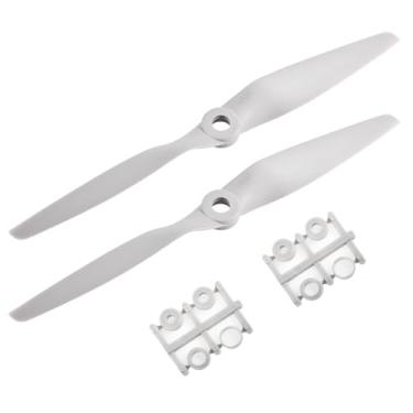 Imagem de FOCMKEAS 2 Pcs 5050 5×5" Propeller Prop,Remote Control Propeller,Rc Quadcopter Propellers,Gray Nylon Drone Propellers for Stunt Planes Gliders Flying Wings Delta Wings Drones