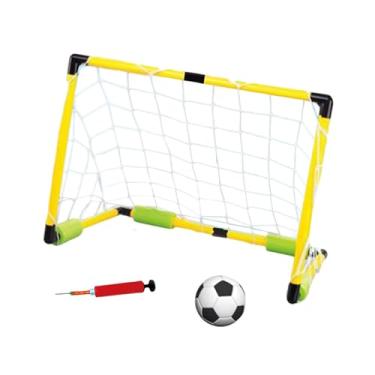 Imagem de YIJU Conjunto de jogos de polo aquático, jogos de piscina, brinquedos, esportes aquáticos, exercícios, futebol, bóia com bolas e bomba para festa infantil, 62x33x33cm