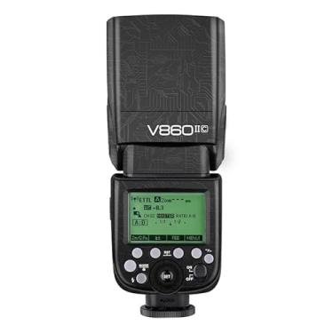 Imagem de Acessórios de fotografia para Godox V860 II Decalque Skin Vinyl Wrap Film Camera Flash Body Protective Sticker Coat V860 II (Circuit Black)