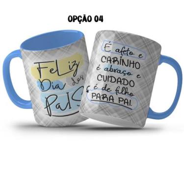Imagem de Caneca 325ml Feliz dia dos pais amigo parceiro super pai - LARANJA E M
