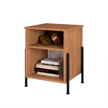 Imagem de Mesa Cabeceira Amy-Demolição-Preto - ÉdeCasaMóveis