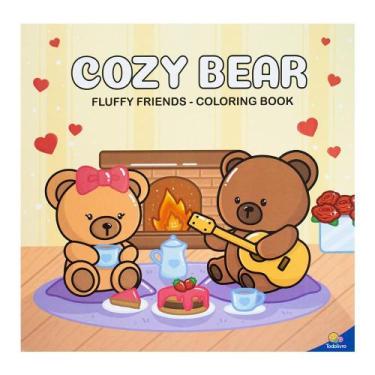 Imagem de Livro - Fluffy Friends - Coloring Book: Cozy Bear