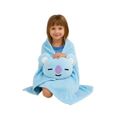 Imagem de Manta Almofada Infantil 2 em 1 Manta Infantil Moderna Personagem Frio Prático