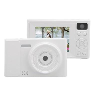 Imagem de Jectse Câmera Digital HD Com Lente Traseira Dianteira de 48MP, Foco Automático de Zoom 8x, Câmera retrô de Tela TFT de 2,4 Polegadas, Duração da Bateria Longa, Design Compacto e Leve