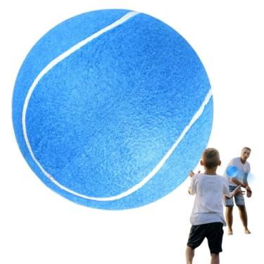 Imagem de Bola de tênis inflável, grande bola de tênis gigante - Bola de tênis inflável grande de borracha para animais de estimação | Grandes bolas de tênis infláveis para crianças, adultos, animais de estim