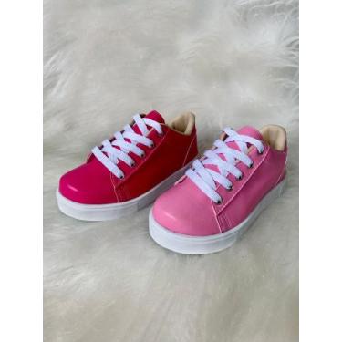 Imagem de Tênis Infantil Feminino Volta as Aulas - Pequena Rainha, Preto, 23