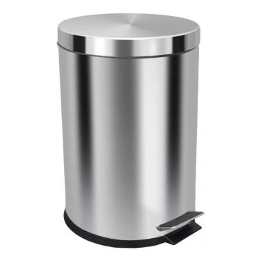 Imagem de Lixeira Em Aço Inox 30 Litros Com Pedal E Cesto Removível