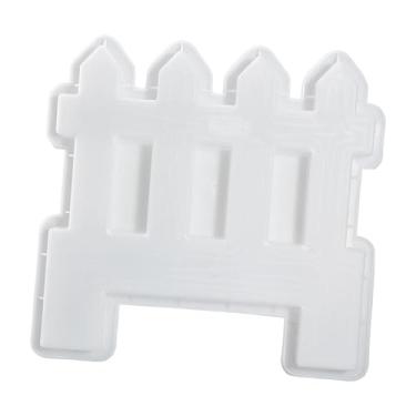 Imagem de IEUDNS Modelo de cerca de guarda-corpo de resina fundida fácil de usar paisagismo concreto tijolo modelo reutilizável para terraço calçada estrada pátio