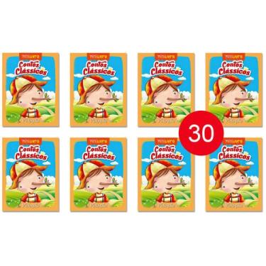 Imagem de Kit 30 Livrinhos Pinóquio Lembrancinha De Festa Sacolinha Aniversário 