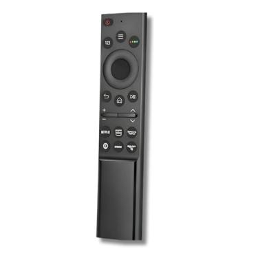 Imagem de Controle Remoto Compatível com Smart TV Samsung – Séries AU7700 • AU8000 • QLED • Crystal • 4K • 8K – Substitui Original – Novo – com NF