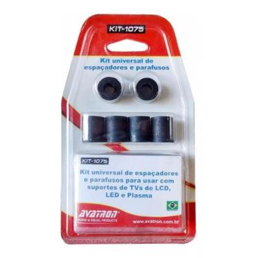 Imagem de Kit Universal Parafusos Para Tv Com Espaçadores - AVATRON