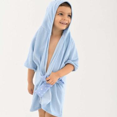 Imagem de Roupão Infantil de Push com Capuz Bordado
