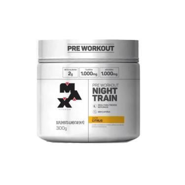 Imagem de Pré Treino Max Titanium Nighit Train Sabor Citrus 300g