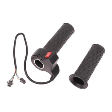 Imagem de simhoa Manopla de Acelerador Universal para Bicicleta Elétrica com 6 Fios E 3 Velocidades, Leve E Antiderrapante de Borracha