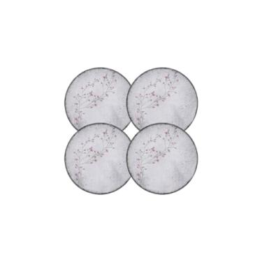 Imagem de Conjuntos De LouçA Compostos Por Pratos Rasos, Pratos Fundos E Pratos De Sobremesa. DisponíVeis Em CombinaçõEs Variadas De Tamanhos Grande, MéDio E Pequeno.(Kit 4 Pratos Fundos 21 cm)