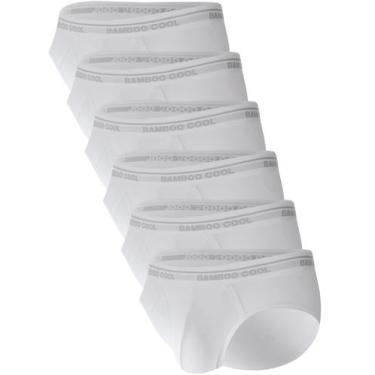 Imagem de Cuecas BAMBOO COOL masculinas respiráveis e macias, pacote com 6
