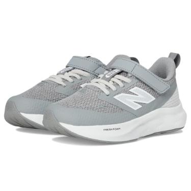 Imagem de New Balance Tênis de corrida unissex infantil Fresh Foam 625 V1 Hook & Loop, Cinza ardósia/cinza/branco, 15