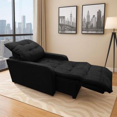 Imagem de Poltrona Retratil Reclinavel Rodape Regulavel Amamentação Azera - B Ho