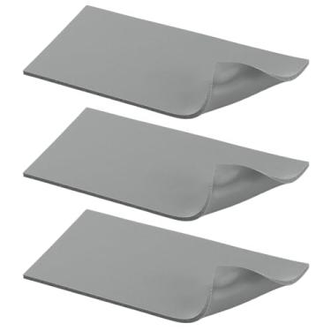 Imagem de NBEADS 3 peças de silicone para prensa térmica, 7,80 x 3,94 x 0,14 polegadas, capa de silicone para prensa térmica, acessórios para uso dupla face para vinil HTV isolamento transferência artesanato