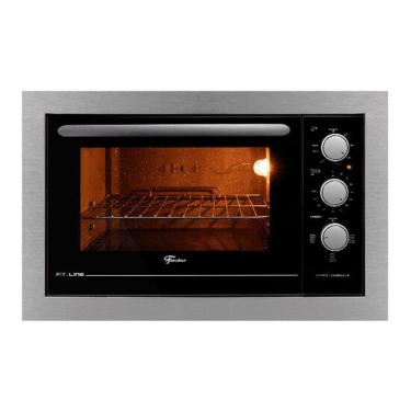 Imagem de Forno Elétrico de Embutir Fischer Fit Line 48L Inox 34493 220v