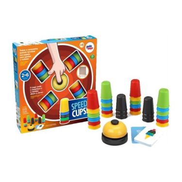 Imagem de Jogo Educativo Speed Cups Raciocínio Lógico Stem Infantil Pakitoys