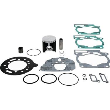 Imagem de Vertex Kit de pistão de extremidade superior VTK24243A compatível com/substituição para KTM 125 EXC 2001, 125 SX 2001 STD Proporção de compressão, 54 mm de diâmetro do cilindro, deslocamento de 125 cc