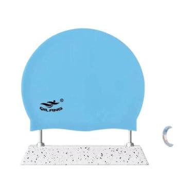 Imagem de Touca De Natação De Silicone Impermeável Para Crianças E Adultos, Prot