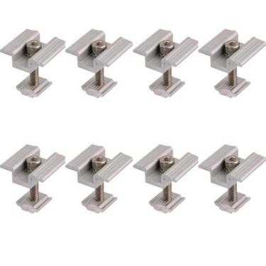 Imagem de Fixador Grampo Intermediário Estrutura Energia Solar 08 Pcs - BELENUS