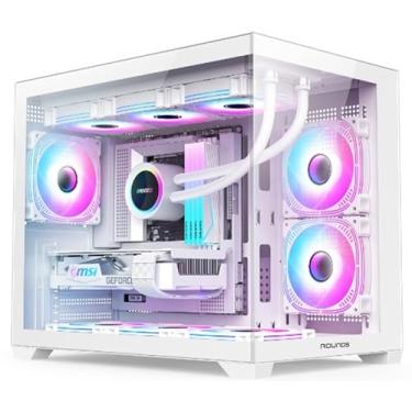 Imagem de GABINETE GAMER ROUND5 BLAST (M-ATX/AQUARIO/FRONTAL VIDRO/SEM FAN) (White)