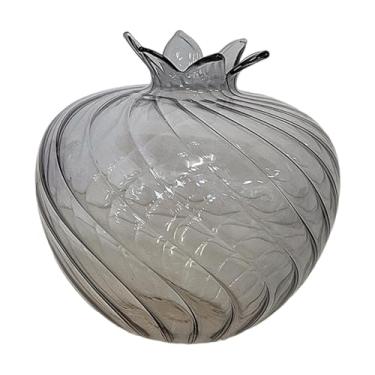 Imagem de Kuntesetty Vaso de Vidro para Flores, Vaso Decorativo Hidropônico para Plantas, Decoração para Estante, Sala de Estar, Grupo, Cinza, Tamanho real